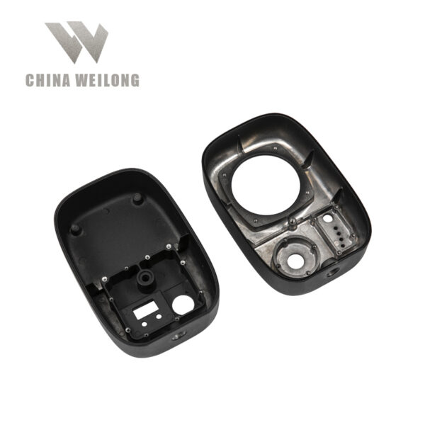 aluminum die casting – audio controller housing powder coating